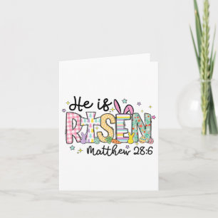 Er ist auferstanden Jesus Christlich glückliche Os Karte