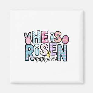 Er ist auferstanden Jesus Christlich glückliche Os Magnet