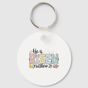 Er ist auferstanden Jesus Christlich glückliche Os Schlüsselanhänger