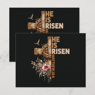 Er ist auferstanden Jesus Christlich Religiös Oste Einladung
