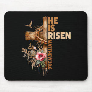 Er ist auferstanden Jesus christlich religiös Oste Mousepad