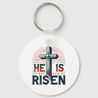 Er ist auferstanden Jesus Christlicher Ostertag Schlüsselanhänger