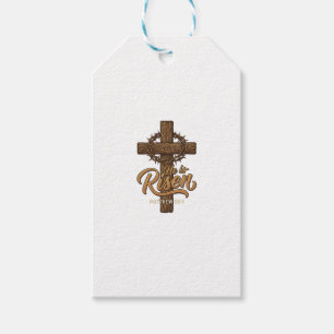 Er ist auferstanden Kreuz Dornenkrone Christliches Geschenkanhänger