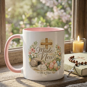 Er ist auferstanden Made New Christlicher Ostern Tasse
