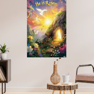 Er ist auferstanden — Ostern Auferstehung —  Lukas Poster