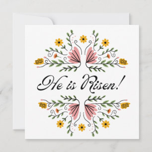 Er ist auferstanden Ostern  Einladung