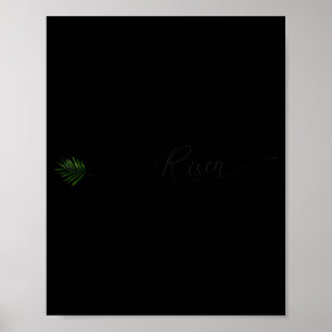 Er ist auferstanden Palmblatt 3 Kreuze minimalisti Poster