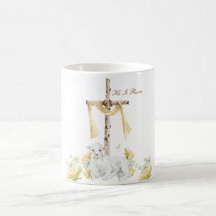 Er ist auferstanden Persönliches Osterfest für Chr Kaffeetasse