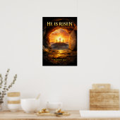 Er ist auferstanden poster (Küche)