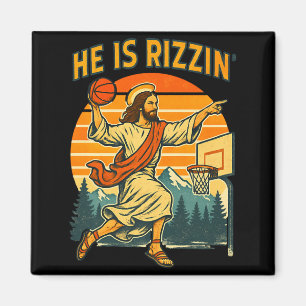 Er ist auferstanden Rizzin Ostern christlicher Gla Magnet