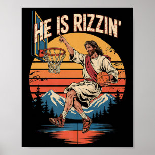 Er ist auferstanden Rizzin Ostern Christlicher Gla Poster