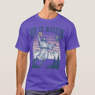 Er ist auferstanden Rizzin Ostern Jesus Christlich T-Shirt