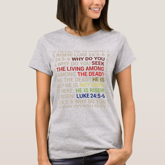 Er ist auferstanden T-Shirt (Vorderseite)
