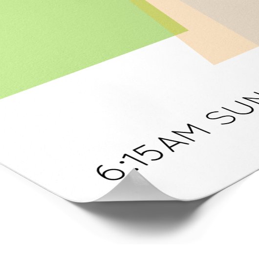 Er ist Auferstehung riskiert Poster (Ecke)