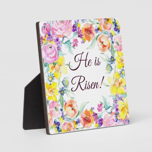 Er ist aufgestanden! fotoplatte (Vorderseite)