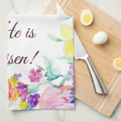 Er ist aufgestanden! geschirrtuch (Viertel Falte)