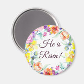 Er ist aufgestanden! Magnet (Vorderseite/Rückseite)