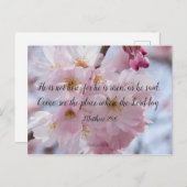 Er ist aufgestanden! postkarte (Vorne/Hinten)