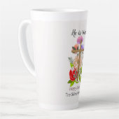 Er ist aufgewachsen, floralholz Osterfamilie, reli Milchtasse (Linke Ecke)