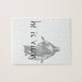 Er ist aufgewachsen jesus christ Osterlappen mormo Puzzle (Horizontal)