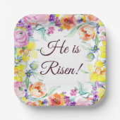 Er ist aufgewachsen! Teller auf Papier. (Vorderseite)