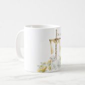 Er ist Christlich Ostern Personalisiert Risen Kaffeetasse (Vorderseite Links)