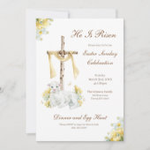 Er ist Christlich Ostern verschont Einladung (Vorderseite)