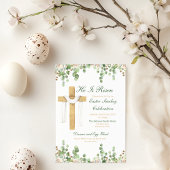 Er ist Christlich Ostern verschont Einladung