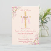 Er ist Christlich Ostern verschont Einladung (Stehend Vorderseite)