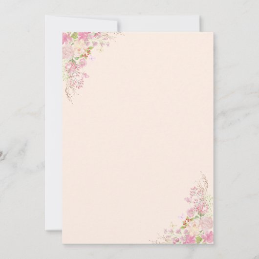 Er ist Christlich Ostern verschont Einladung (Rückseite)