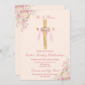 Er ist Christlich Ostern verschont Einladung (Vorne/Hinten)