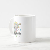 Er ist Christlich östlich von Coquette Crow Bow Ei Kaffeetasse (Vorderseite Links)