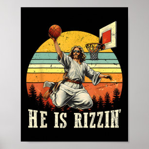 Er ist Christlich Rizzin Ostern Bysketts Poster