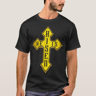 Er ist Christlich vom Goldenen Kreuz  T-Shirt