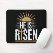 Er ist Christlichen Ostermänner Frauen Kleinkind Mousepad (Mit Mouse)