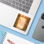 Er ist Christlicher Auferstehungstag in Osterfeier Aufkleber (Laptop mit iPhone)