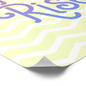 Er ist Christlicher OsterRetro Poster (Ecke)