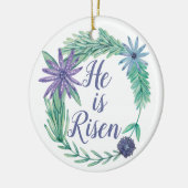 Er ist Christlicher religiöser Floral Keramik Ornament (Links)