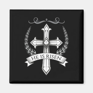 Er ist Christus, Jesus Männer Frauen Kinder. Magnet