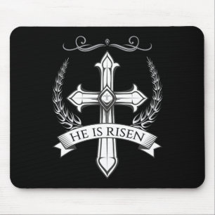 Er ist Christus, Jesus Männer Frauen Kinder. Mousepad