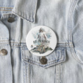 Er ist das Christliche riskante Osterkreuz Button (Beispiel)