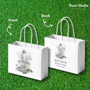 Er ist das Christliche riskante Osterkreuz Große Geschenktüte