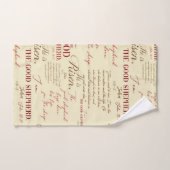 Er ist das Gute Hirtenbuch von John Risen Badhandtuch Set (Handtuch)