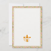 Er ist das Osterkreuz, Blume, das elegante Ostern Ankündigung (Rückseite)