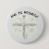 Er ist das Osternagelkreuz Button (Vorderseite)
