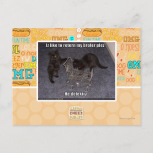 Er ist defekt postkarte