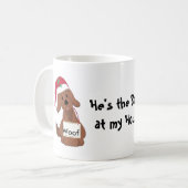Er ist der Boss... Kaffeetasse (Vorderseite Links)