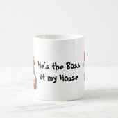 Er ist der Boss... Kaffeetasse (Mittel)