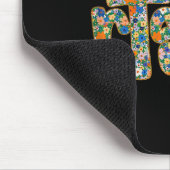 Er ist der florale Frühling Ostern Jesus Christlic Mousepad (Ecke)