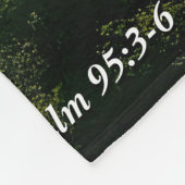 Er ist der Große Gott, Gott und Schöpfer Verse Fleecedecke (Ecke)